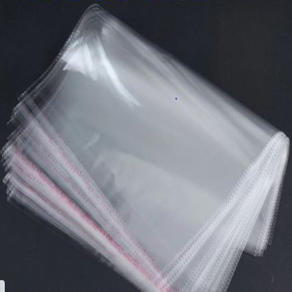 16X20 Inches: Transparent Plastic Packing Bags Adhesive Plastic Poly Bag Extra Large Size