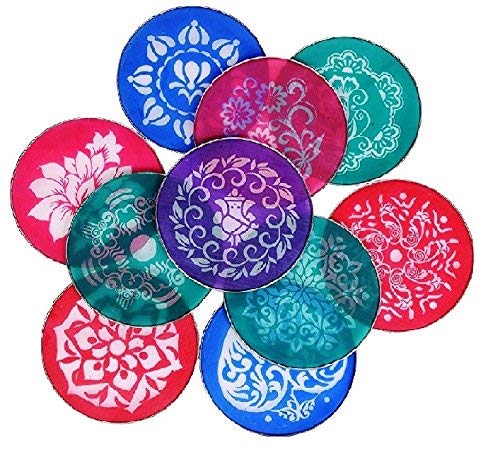DMS RETAIL Rangoli Set of Rangoli Stencils for Floor Decoration