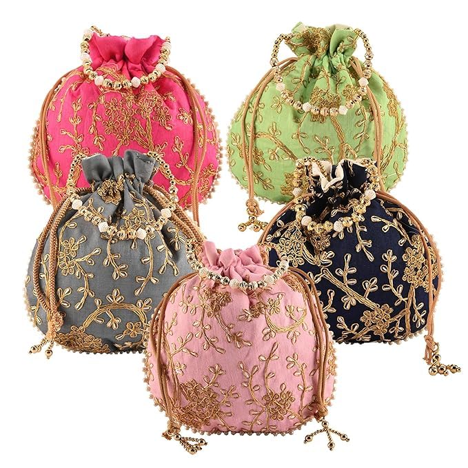 Designer Potli Bags for Return Gifts – Perfect for Weddings, Festivals & Special Occasions