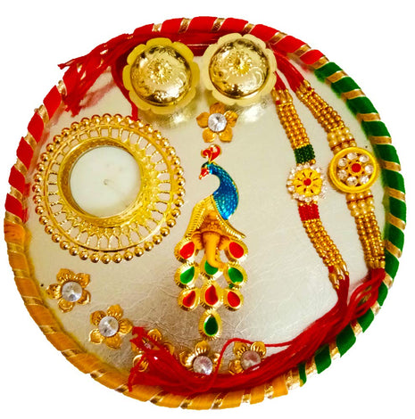 Buy Pooja Thali, Decorated Pooja aarti thali at Affordable Prices