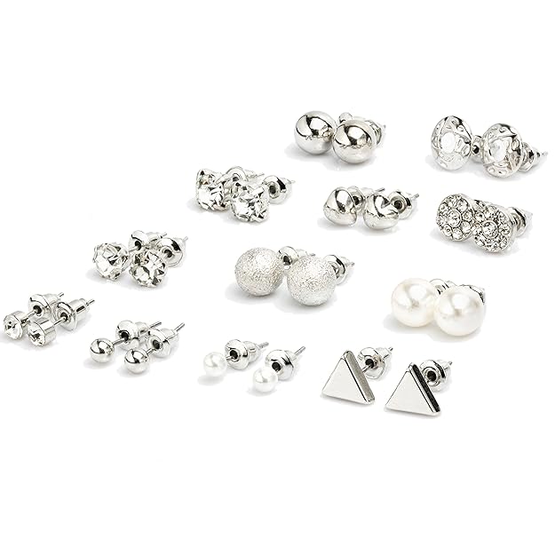 Stud Earrings Combo Set for Women & Girls