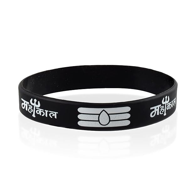 Mahakaal Silicone Wristband for Men & Boys