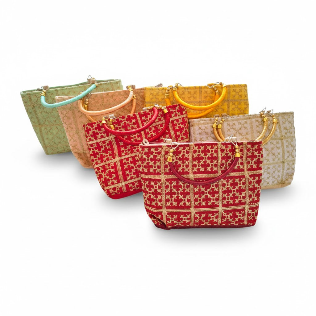 Ethnic Brocade Handbag for Women