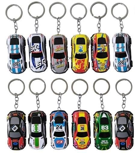 Mini Racing Car Keychain