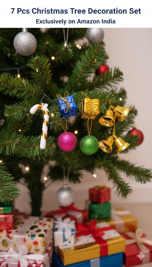 Christmas Tree Decoration Set – Pack of 7