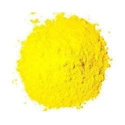 DMS RETAIL Different Color Rangoli Color Powder for Floor Decoration Diwali Decoration Items Ceramic Colours Rangoli Color Powder Rang for Navratri Pongal Pooja Mandir 1 KG PKT (Yellow)