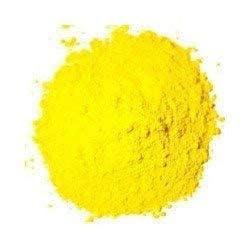 DMS RETAIL Multicolor Rangoli Powder for Diwali Decoration Item, Floor Decoration Ganesh Chaturthi, Diwali Festival Decoration Muggu Powder 50 Grams in Packet (Yellow)