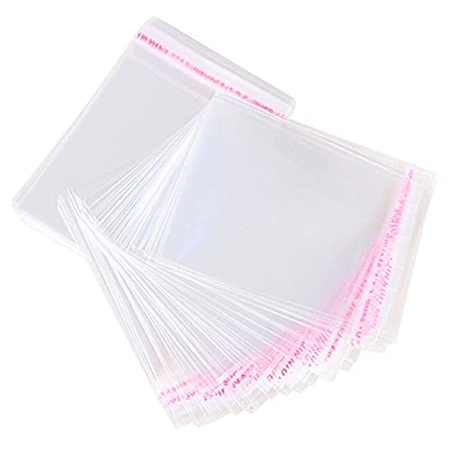 5.5x12 Inches : Self Adhesive Resealable BOPP Clear Plastic Pouch Bag Pack Of (1000)