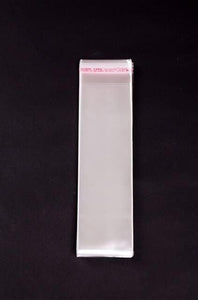 DMS RETAIL Plastic Polythene Clear Bags Small Size Pouches Transparent Self Adhesive BOPP Bags For Jewellery Packing | 3X10 INCHES PACK OF (600)