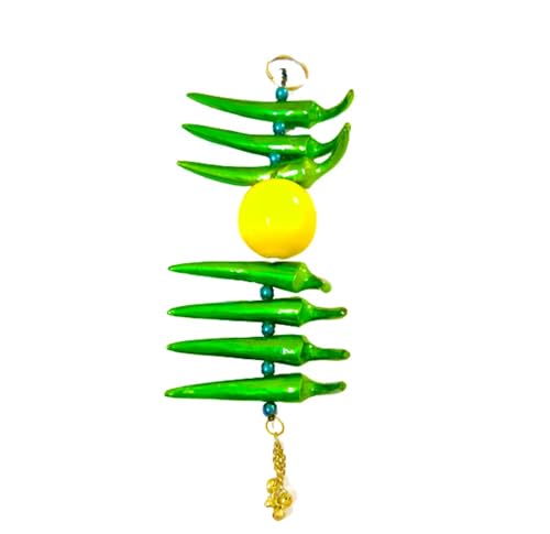 Avanti Creation Metal Nimbu Mirch Wall Hanging |Remove Negativity Showpiece|Nazar Battu for Door Hanging Brand: DMS Retail