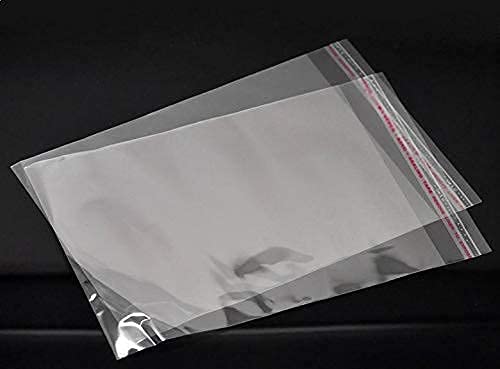 7.5x14 Inches : Self Adhesive Resealable BOPP Clear Poly Plastic Pouch Bag Clear Transparent bags Pack Of (1000)