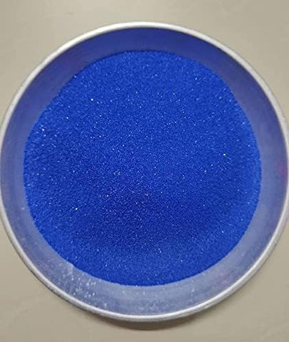 DMS RETAIL Diwali Floor Rangoli Art Color Powder Rang for Navratri Pongal Pooja Mandir Diwali Decoration Items 250 Grams (Blue)