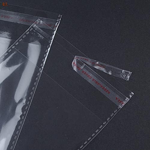 11x14 Inches : Plastic polythene Clear Transparent bags Self Adhesive BOPP Resealable Plastic pouch Bags for jwellery packaging Pack Of (1000)