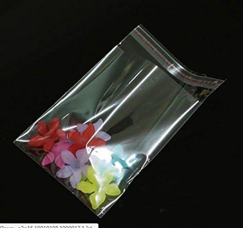 DMS RETAIL Multi utility Self Adhesive Clear Transparent Plastic Seal Pouch/Poly bag BOPP Bags 3X5 Inches Pack Of (800)