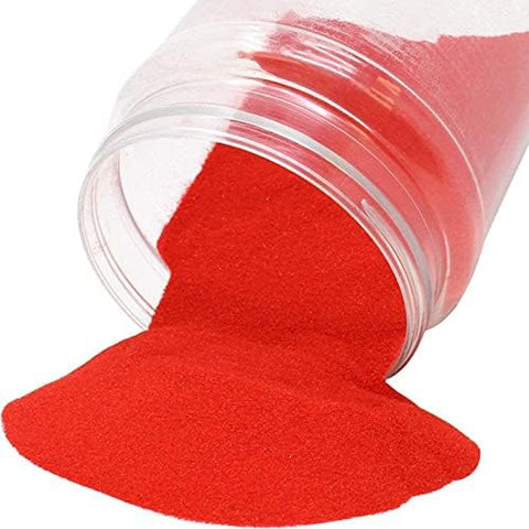 DMS RETAIL Diwali Floor Rangoli Art Color Powder Rang for Navratri Pongal Pooja Mandir Diwali Decoration Items 250 Grams (RED)