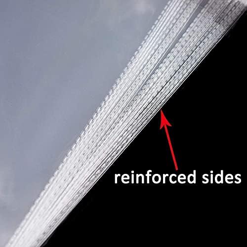 11x14 Inches : Plastic polythene Clear Transparent bags Self Adhesive BOPP Resealable Plastic pouch Bags for jwellery packaging Pack Of (1000)