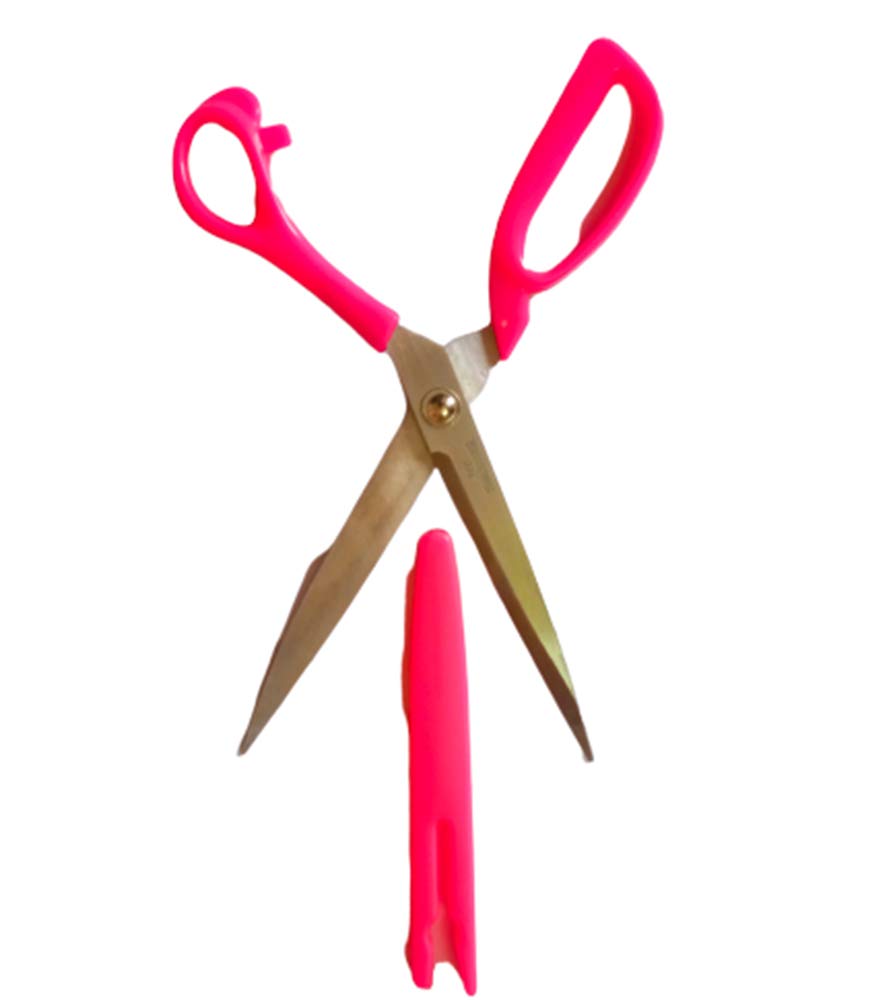 Multipurpose Cloth Cutting Scissor with Safety Cap Pack of 1 Color May