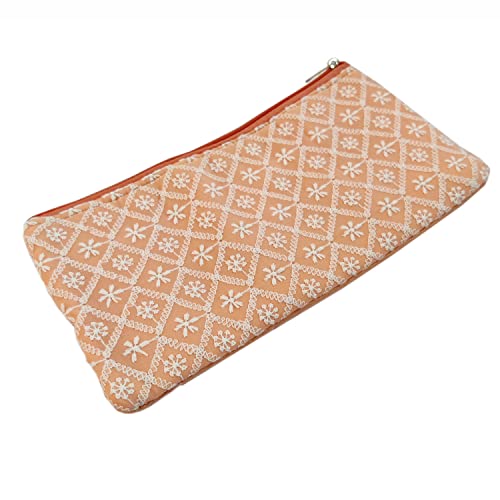 DMS RETAIL Embroidered Lucknowi Clutch Purse For Women Return Gift Favour Shagun Jardosh Purse For Ladies Pack Of (4)