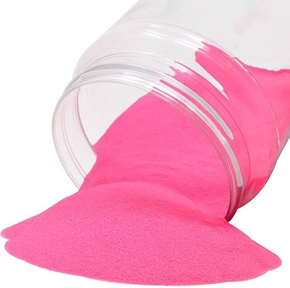 DMS RETAIL Multicolor Rangoli Powder for Diwali Decoration Item, Floor Decoration Ganesh Chaturthi, Diwali Festival Decoration Muggu Powder 50 Grams in Packet (Light Pink)