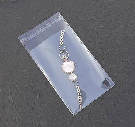 3.5x10 Inches :  Self Adhesive Resealable BOPP Clear Plastic Pouch Bag Bopp Bags (1000)