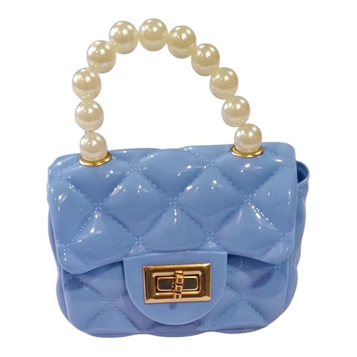 DMS RETAIL Mini Purse sling bag for Girls Kids Jelly Purse Clutch Crossbody Shoulder Bag Trending Fashion Kids Sling Bag Toddler Handbag