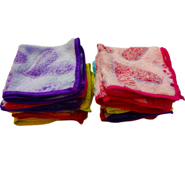 DMS RETAIL Multicolor Printed Super Soft Fur Handkerchief For Babies Cotton Face Towel For Babies,Children,Baby Boy Baby Girl (2)