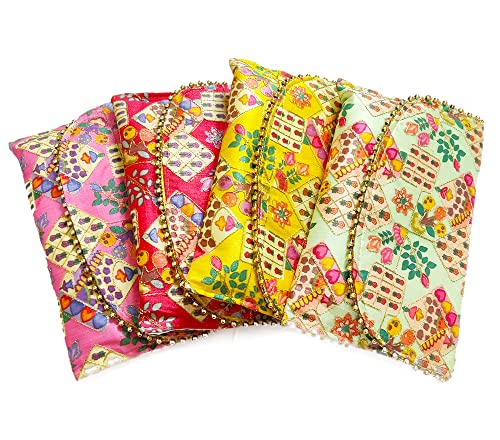 DMS RETAIL Traditional Ethnic Purse for Women Shagun Potli Pouch For