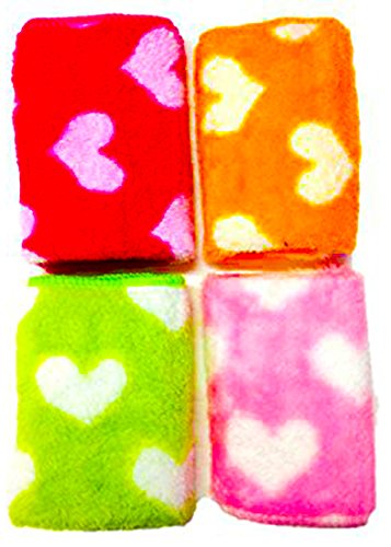 DMS RETAIL Kids Floral Printed Soft Handkerchiefs Handkerchief Napkin in super soft cotton Pack Of 40
