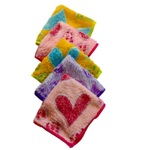 DMS RETAIL Multicolor Printed Super Soft Fur Handkerchief For Babies Cotton Face Towel For Babies,Children,Baby Boy Baby Girl (2)