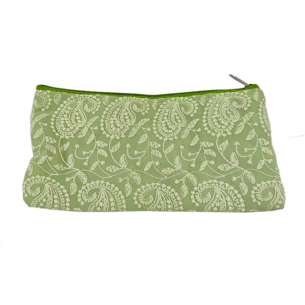 DMS RETAIL Embroidered Chikankari Lucknowi Clutch Purse For Women Return Gift Favour Shagun Purse For Ladies Pack Of (6)