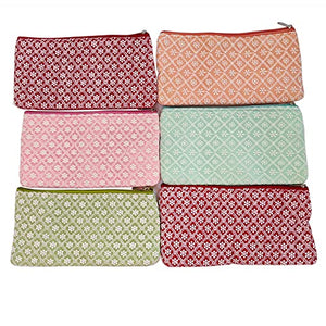 DMS RETAIL Embroidered Lucknowi Clutch Purse For Women Return Gift Favour Shagun Jardosh Purse For Ladies Pack Of (4)