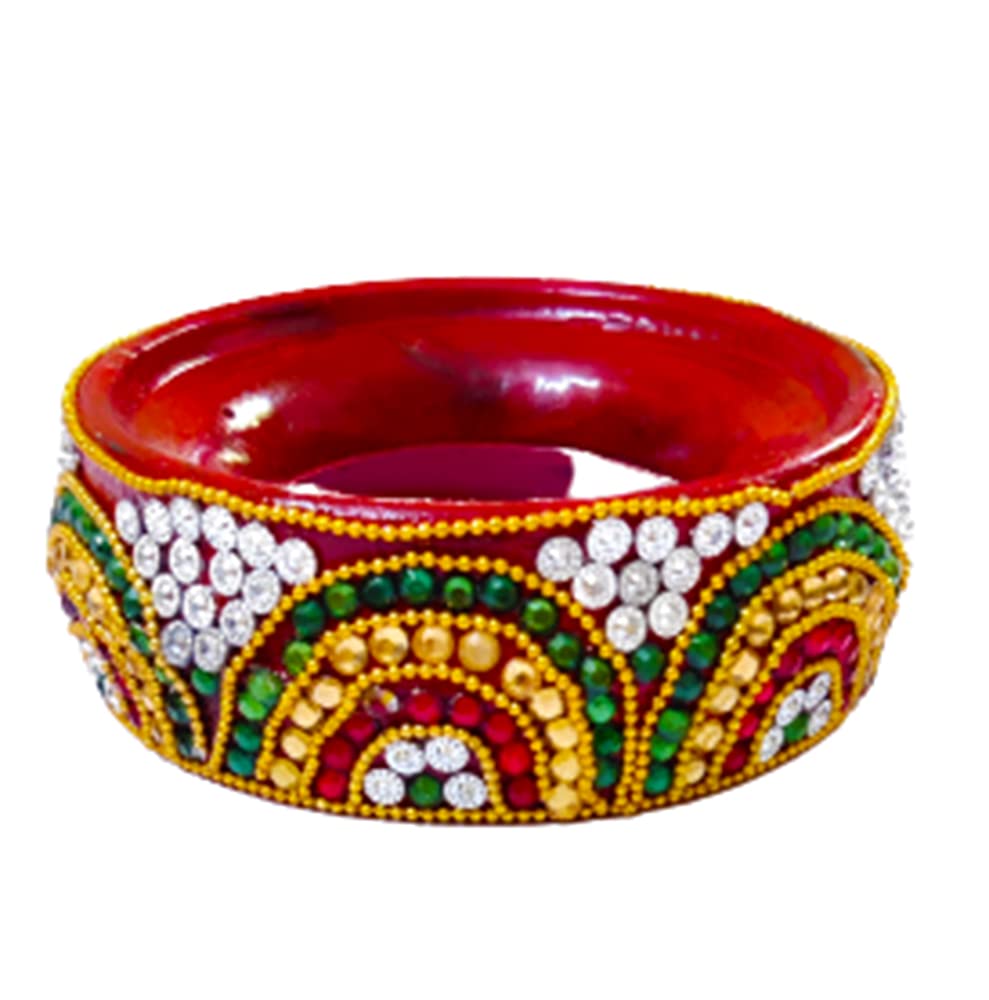 DMS RETAIL Decorated Indhoni Pot Holder|Indhoni for Kalash Holding|Indhoni for Marriage Navratri Function dmsretail