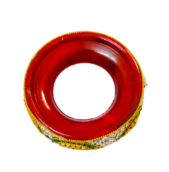 DMS RETAIL Decorated Indhoni Pot Holder|Indhoni for Kalash Holding|Indhoni for Marriage Navratri Function dmsretail