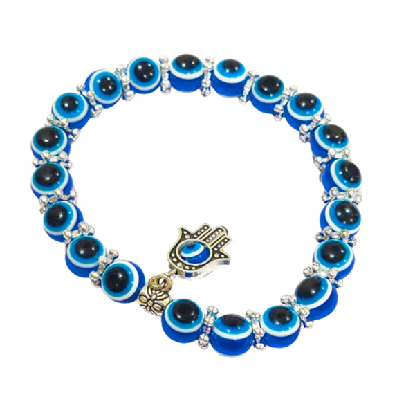 DMS RETAIL Evil Eye Bracelet Fashion Jewellery Adjustable Multi Style Bracelet Sets Made with Beads For Women; Girls ; Boys; Men Friendship Bracelets Set Of 2 Brecelet dmsretail