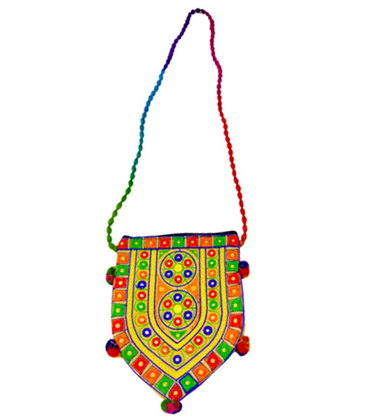 DMS RETAIL Traditional Kutchi Rajasthani Sling Bag Traditional Ethnic Embroidered Bag For Women dmsretail