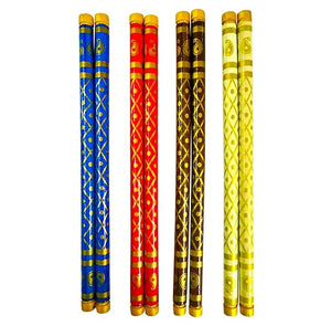 Designer Wooden Dandiya Sticks for Dance and Navratri Celebration dmsretail