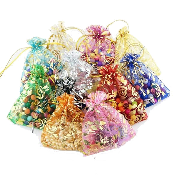 Return Gift Favors Organza Bags Jewellery Packing Pouch 10X14 CMS dmsretail