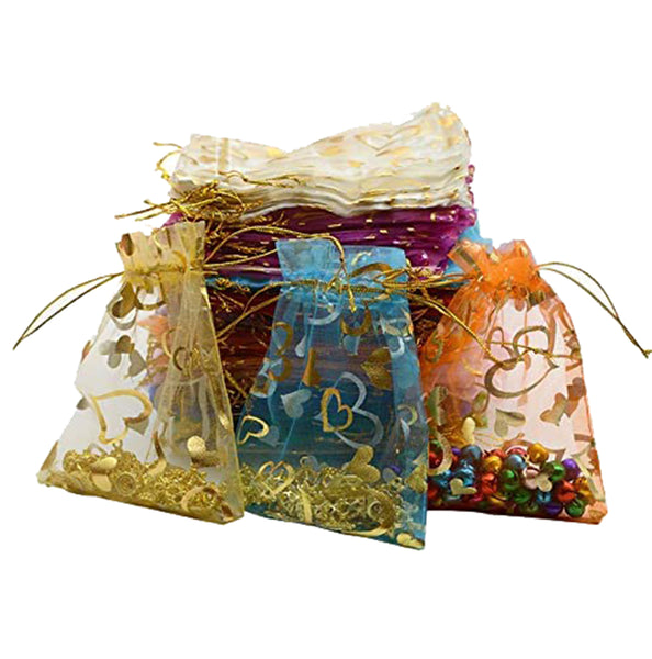 Return Gift Favors Organza Bags Jewellery Packing Pouch 10X14 CMS dmsretail