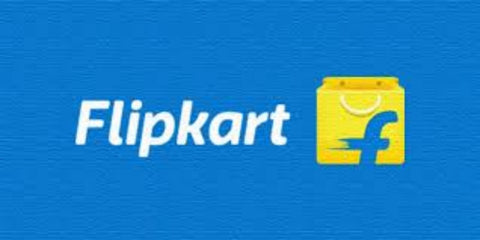 Flipkart logo on a blue background