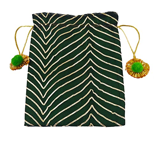 Women's Leheriya Silk Potli Bags Return Gift potli Bags