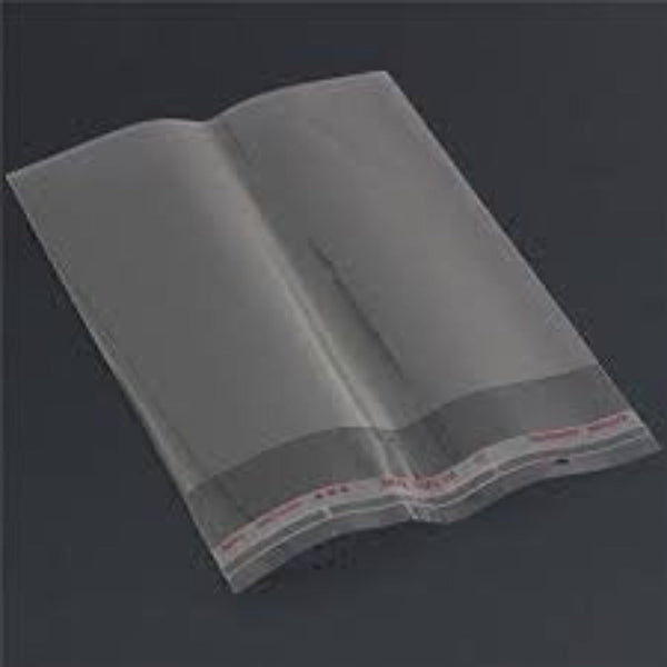 Transparent Plastic Packing Bags Adhesive Plastic Poly Bag Clear Self Adhesive Plastic Bags Size 5X7 Inches dmsretail