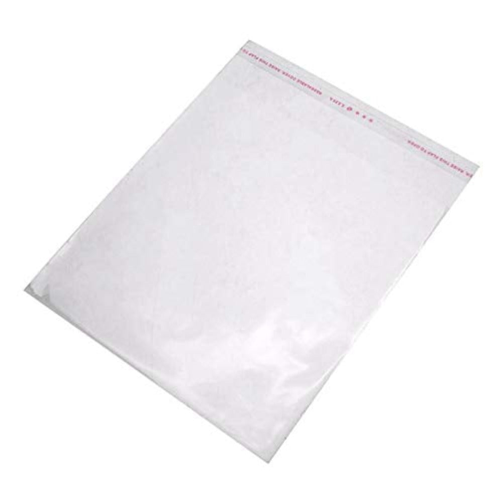 Transparent Plastic Packing Bags Adhesive Plastic Poly Bag 8x12 inches ...