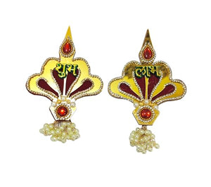 Acrylic Shubh Labh Sticker for Door Decoration| for Floor Decoration |Diwali Decoration dmsretail
