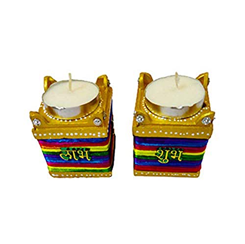 DMS RETAIL Handmade Multicolor Waxfilled Tusli Kyara Terracotta