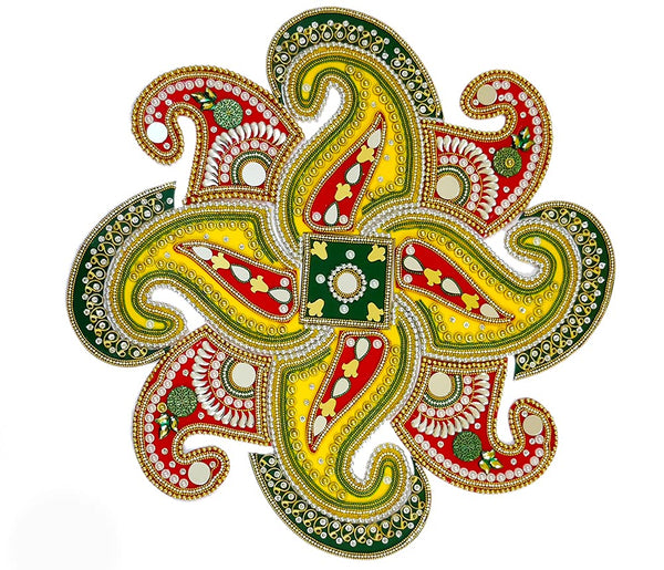 Multicolor Designer Decorative Rangoli | DMS Retail