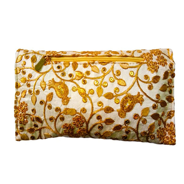 DMS Retail Embroidered Bridal Clutch For Women dmsretail