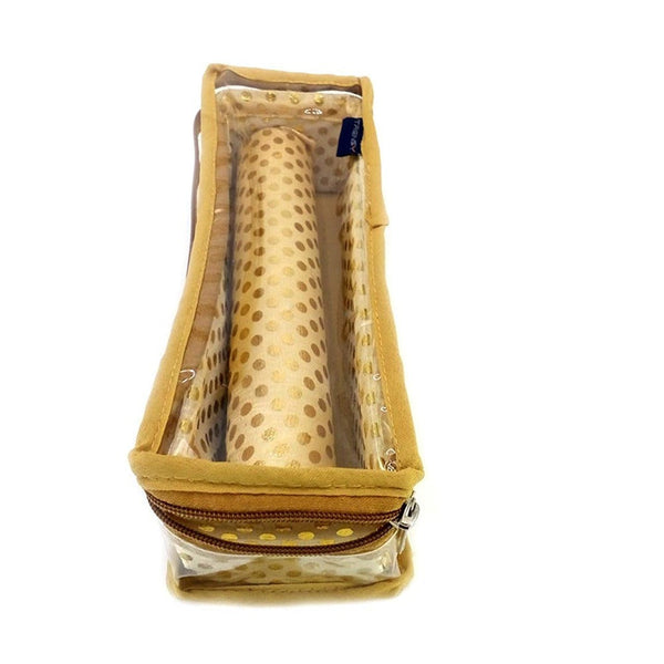 Golden Brocade Bangle Box Bangle case Bangle Organizer -1 Rod- 10 x 26 x 7 cms dmsretail