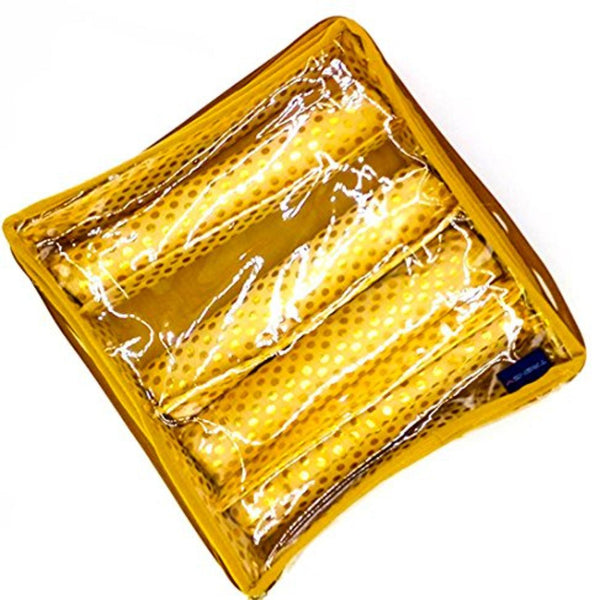 Golden Brocade Bangle Box Bangle case Bangle Organizer 4 Rod- (25 x 26 x 7 cms) dmsretail