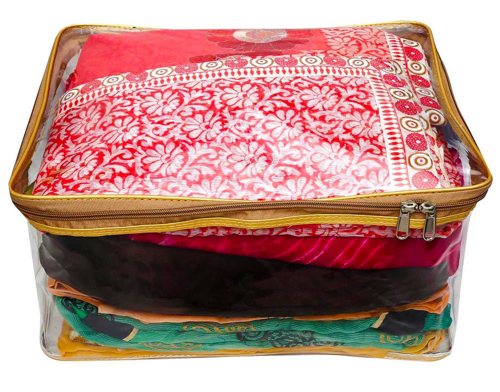 Pristu Non-Woven Saree Cover Bag. Reusable Big Saree Bag For Wardrobe. Saree  Storage Organiser Packing