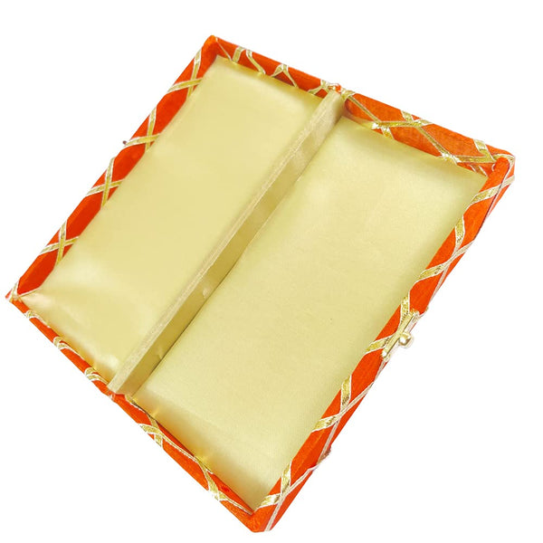 Gottapatti Designer Envelope Coin Box|Clutch Box|Return Gift For Wedding|Mehendi Favour Box dmsretail